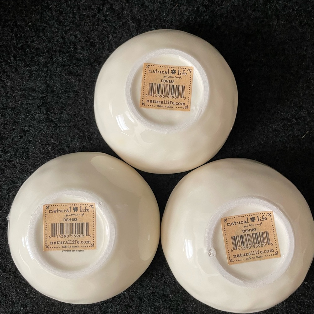 Natural Life trinket dishes x 3 - Picture 5 of 6